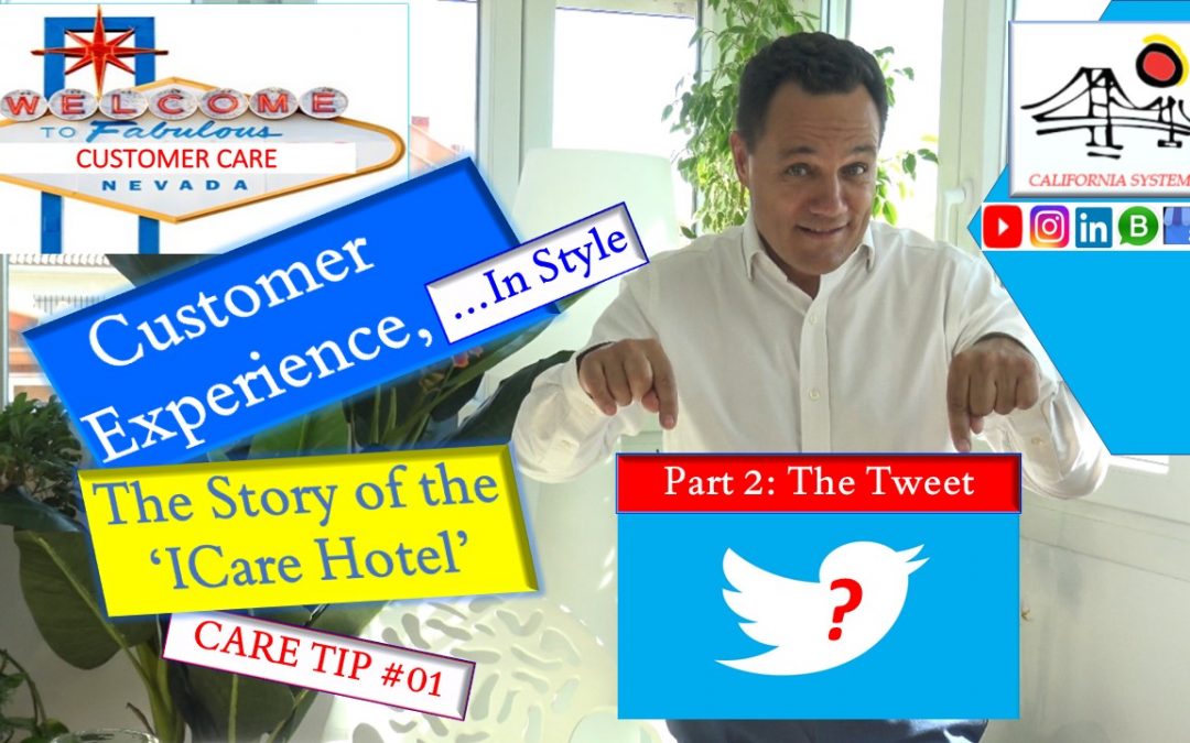 Customer Experience, in style. Part 2-The Tweet